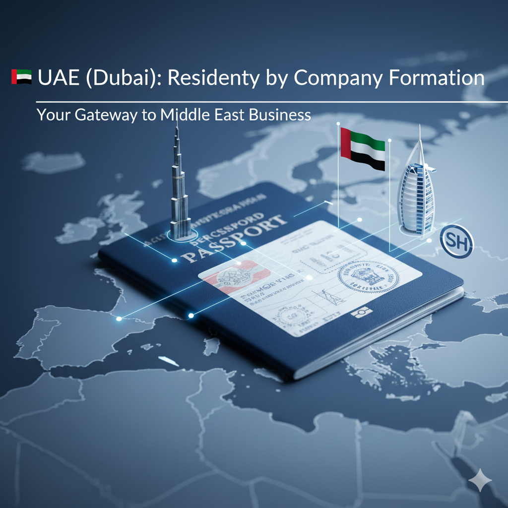 🇦🇪 امارات متحده عربی (دبی): اقامت از طریق ثبت شرکت
